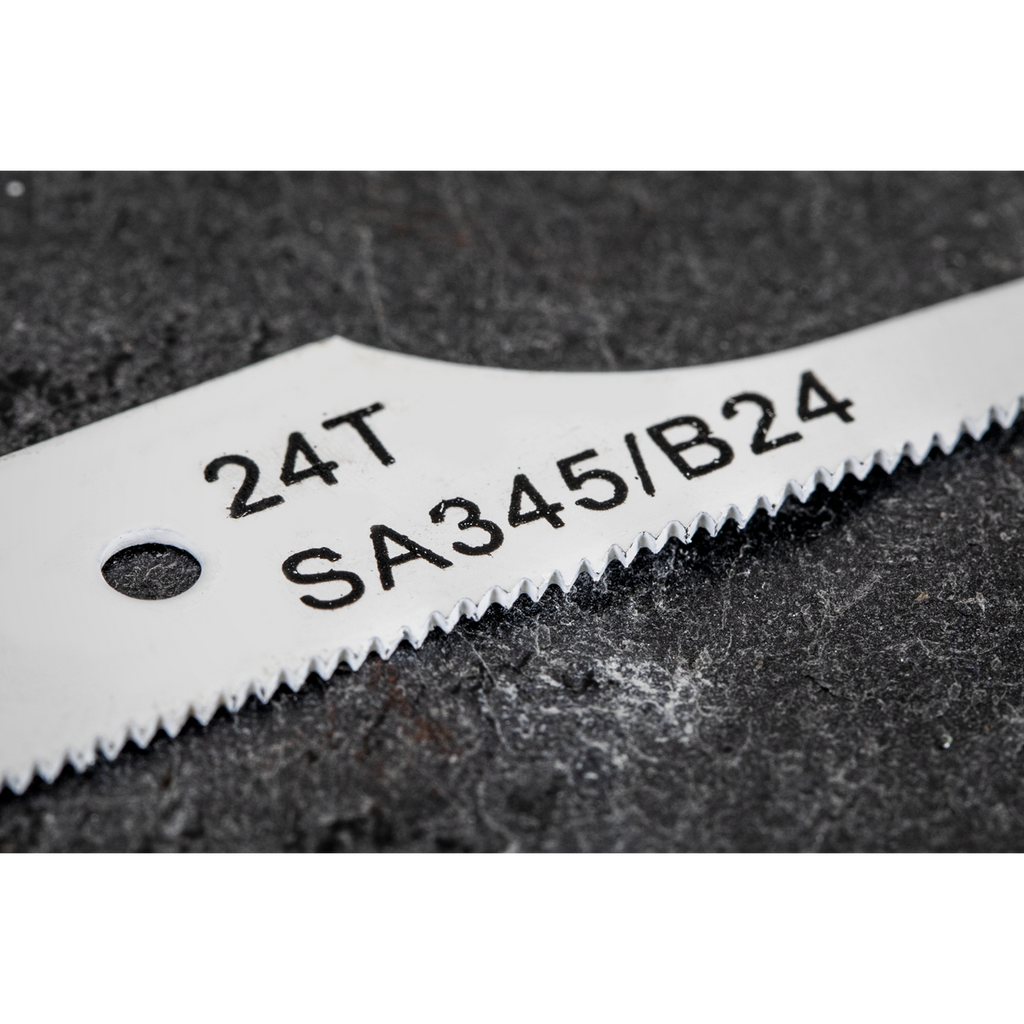 74mm HSS Air Saw Blade 24tpi - Pack of 5 SA345/B24