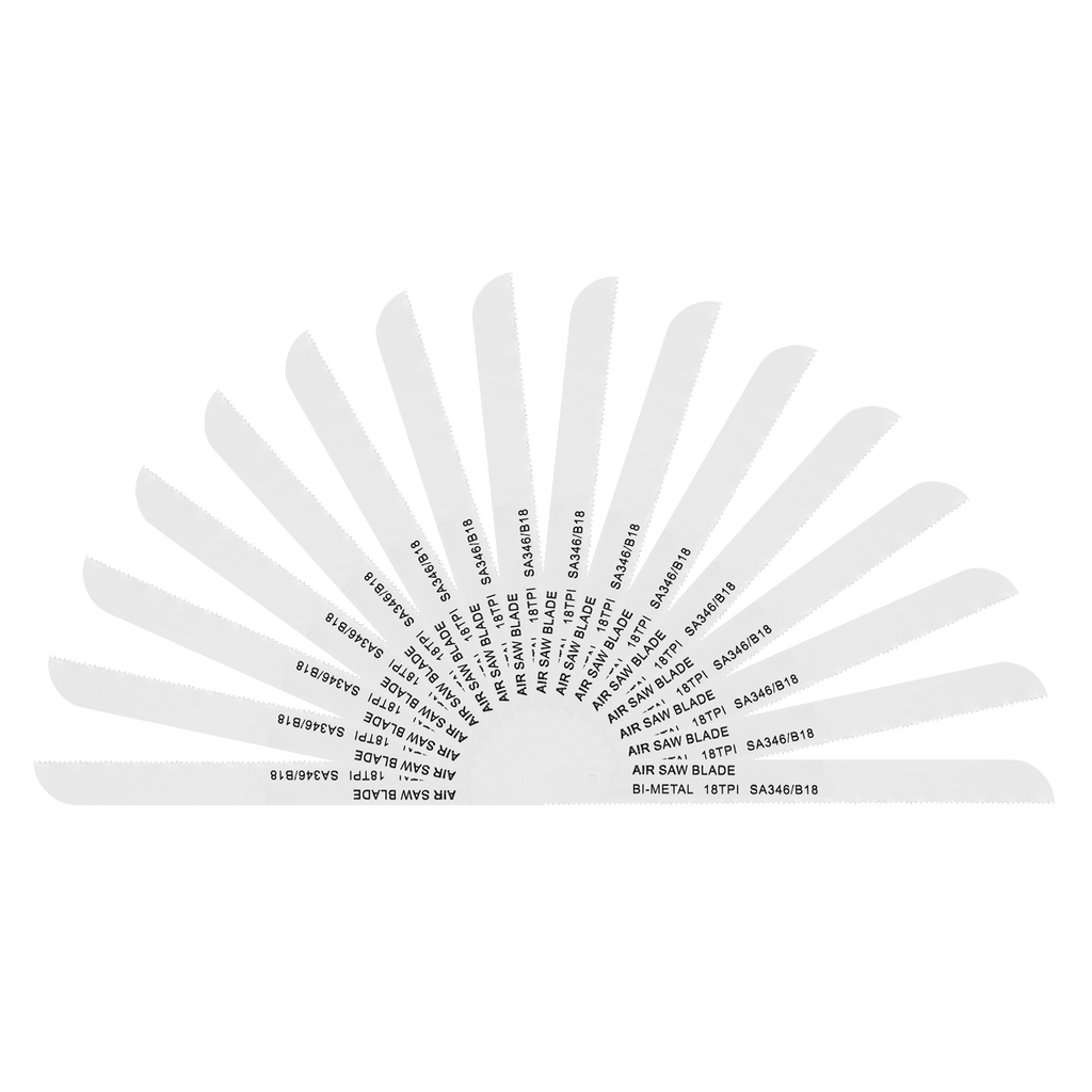 141mm HSS Air Saw Blade 18tpi - Pack of 15 SA346/B1815