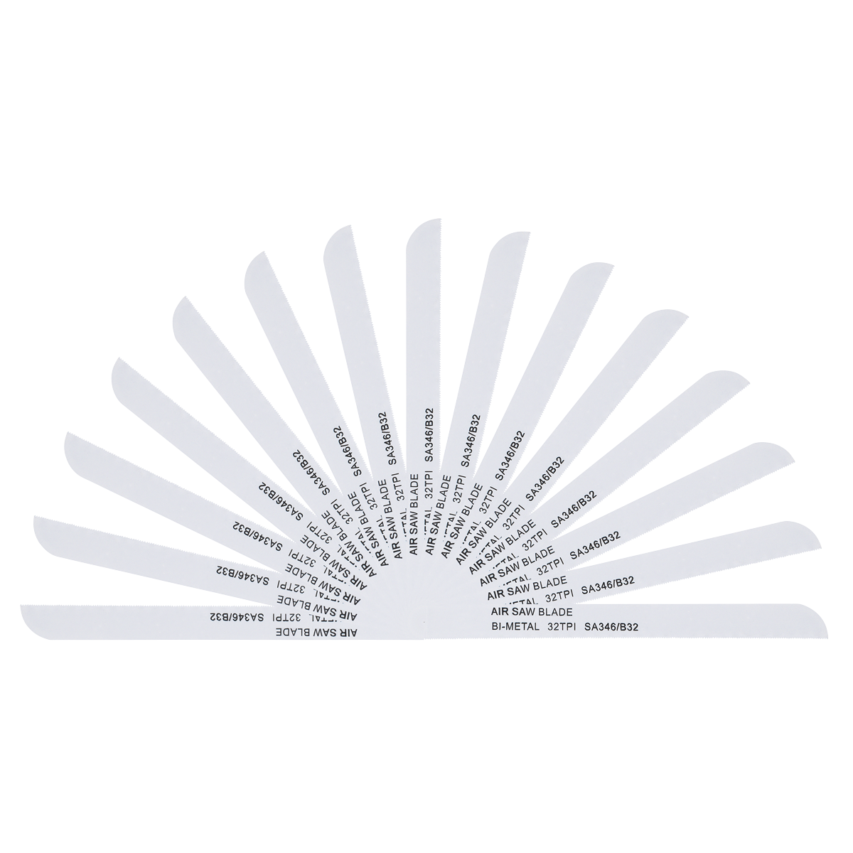 141mm HSS Air Saw Blade 32tpi - Pack of 15 SA346/B3215