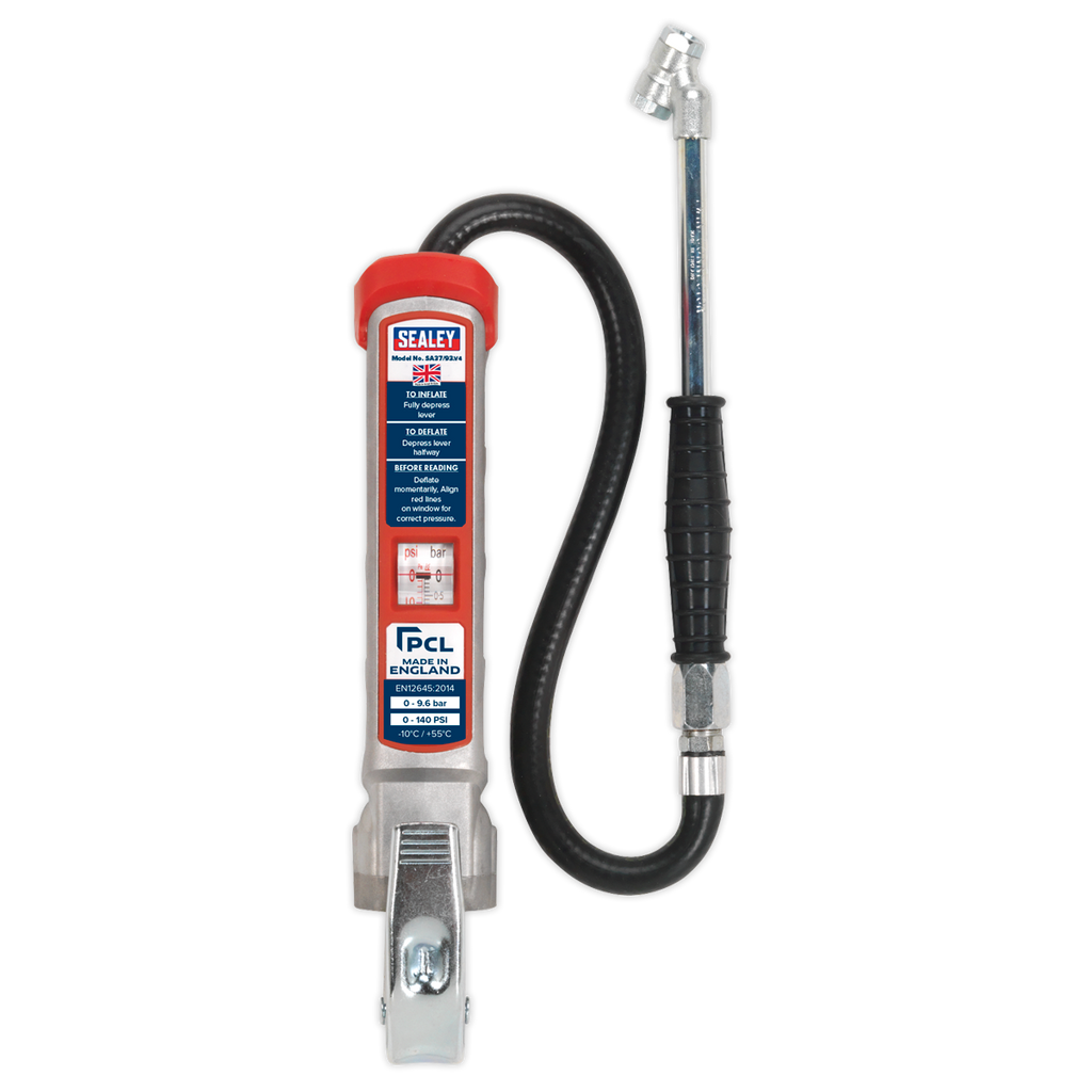 PCL Professional Tyre Inflator with Twin Push-On Connector SA37/93