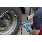 PCL Professional Tyre Inflator with 2.5m Hose & Clip-On Connector SA37/94