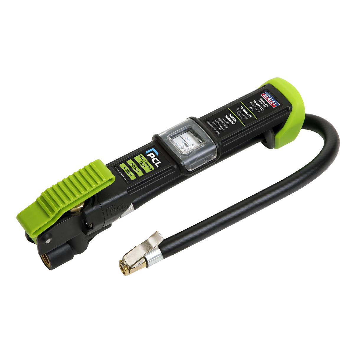 PCL Airlite Eco Tyre Inflator with Clip-On Connector SA37/98