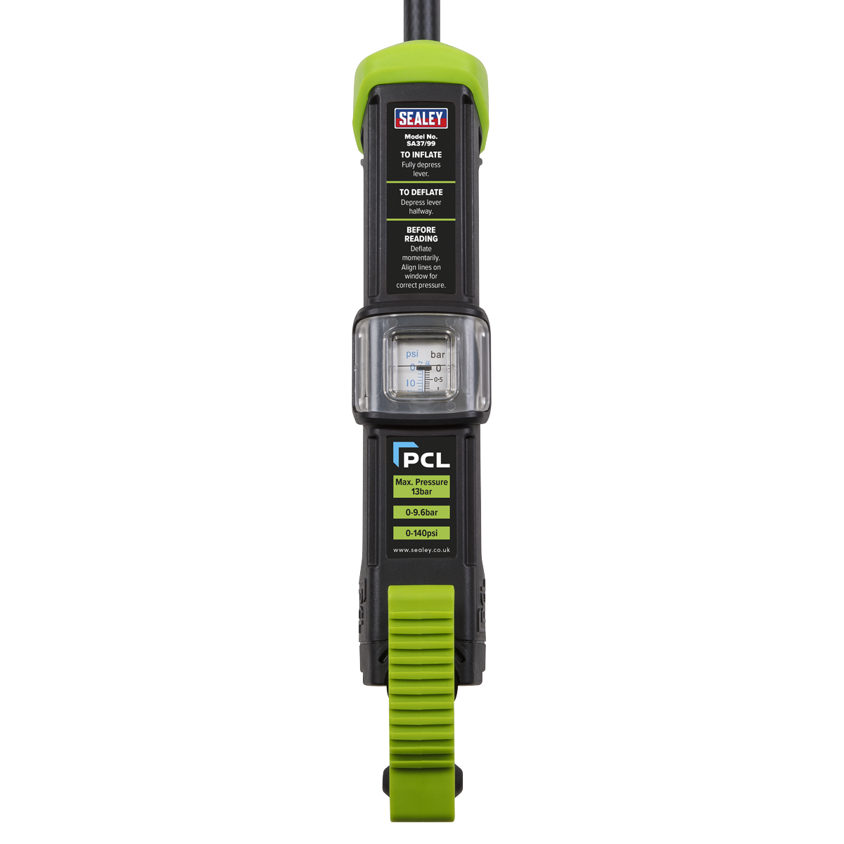 PCL Airlite Eco Tyre Inflator with Twin Push-On Connector SA37/99
