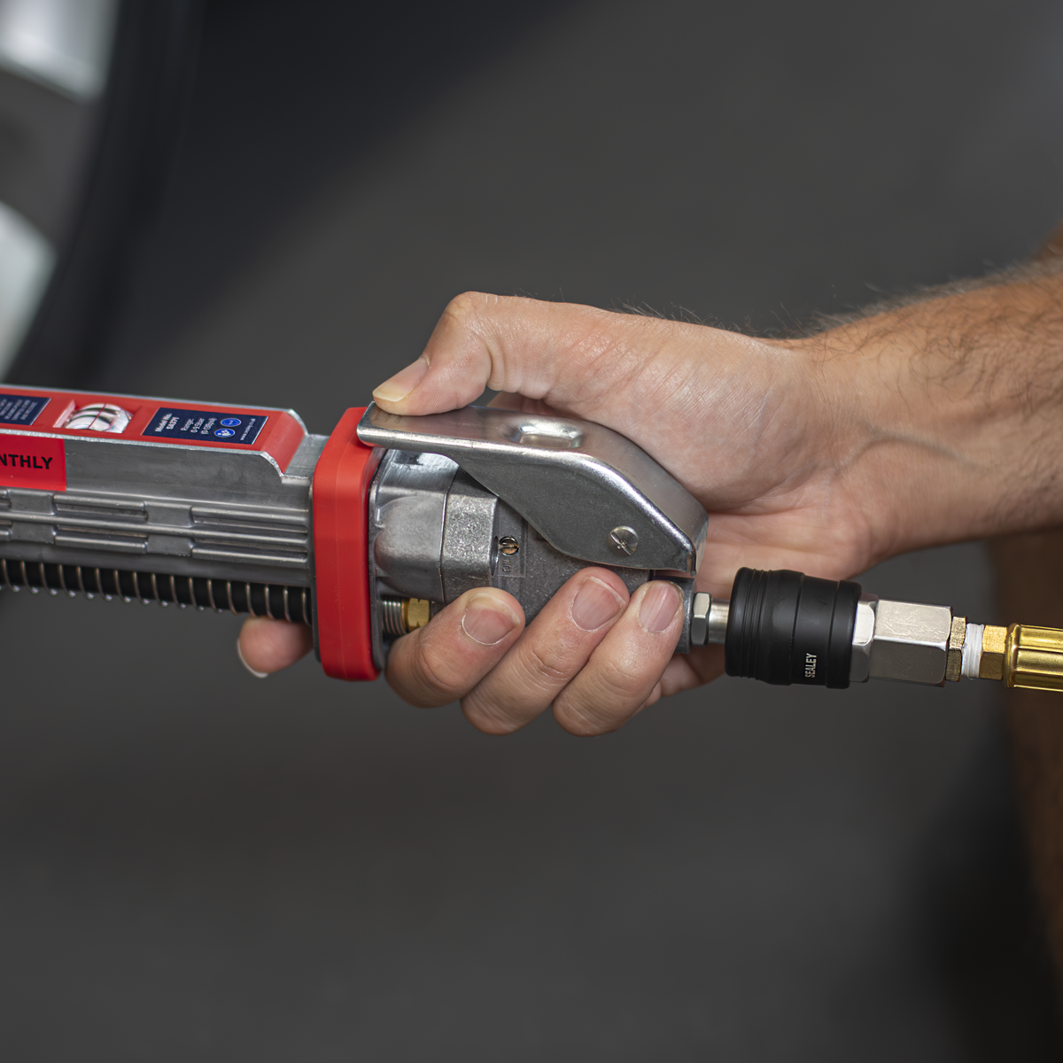 Tyre Inflator with 0.5m Hose & Twin Push-On Connector SA371