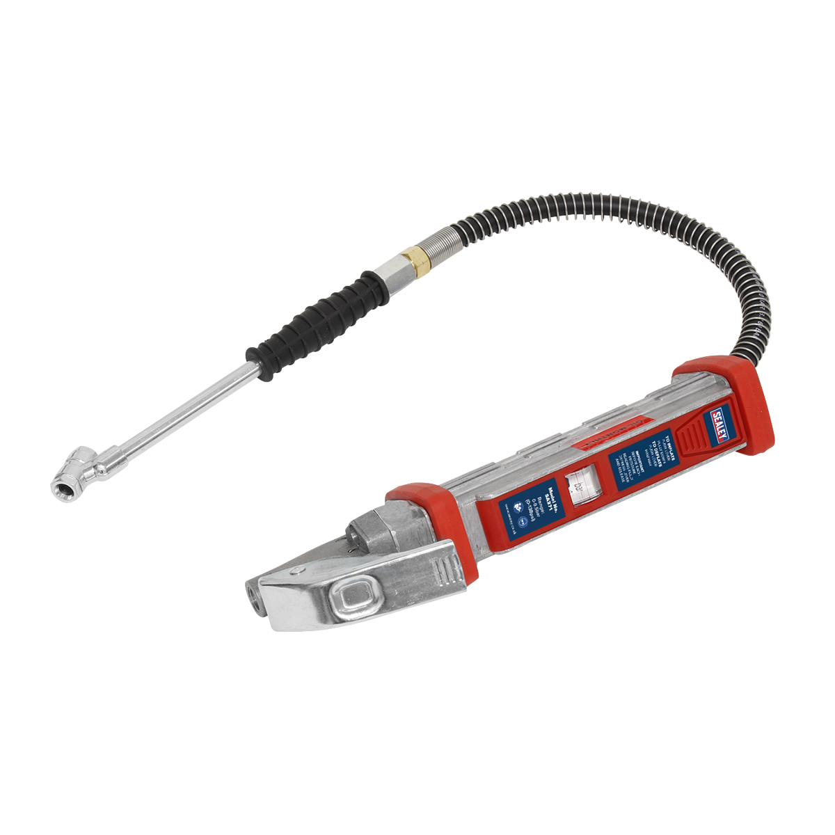 Tyre Inflator with 0.5m Hose & Twin Push-On Connector SA371
