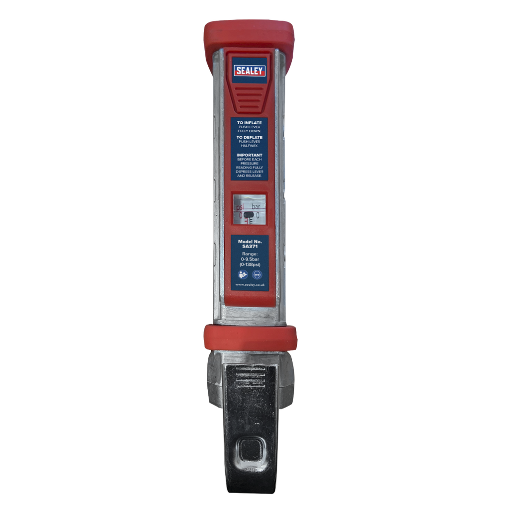Tyre Inflator with 0.5m Hose & Twin Push-On Connector SA371