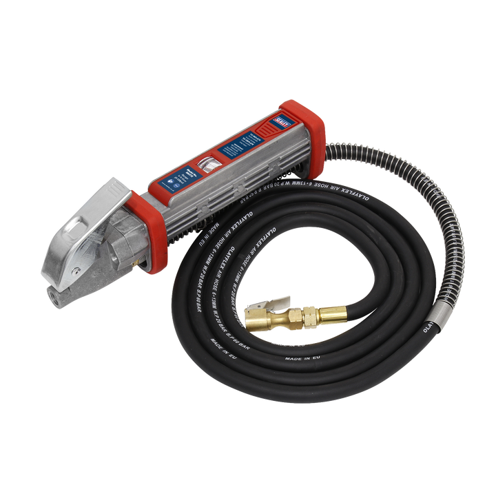 Tyre Inflator with 2.7m Hose & Clip-On Connector SA372