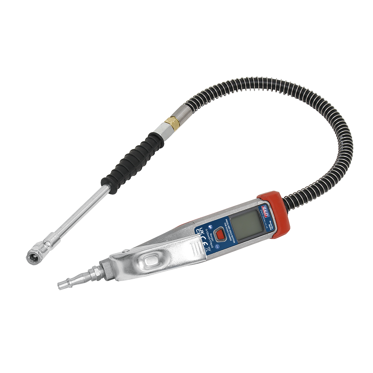Digital Tyre Inflator with 0.5m Hose & Twin Push-On Connector SA374