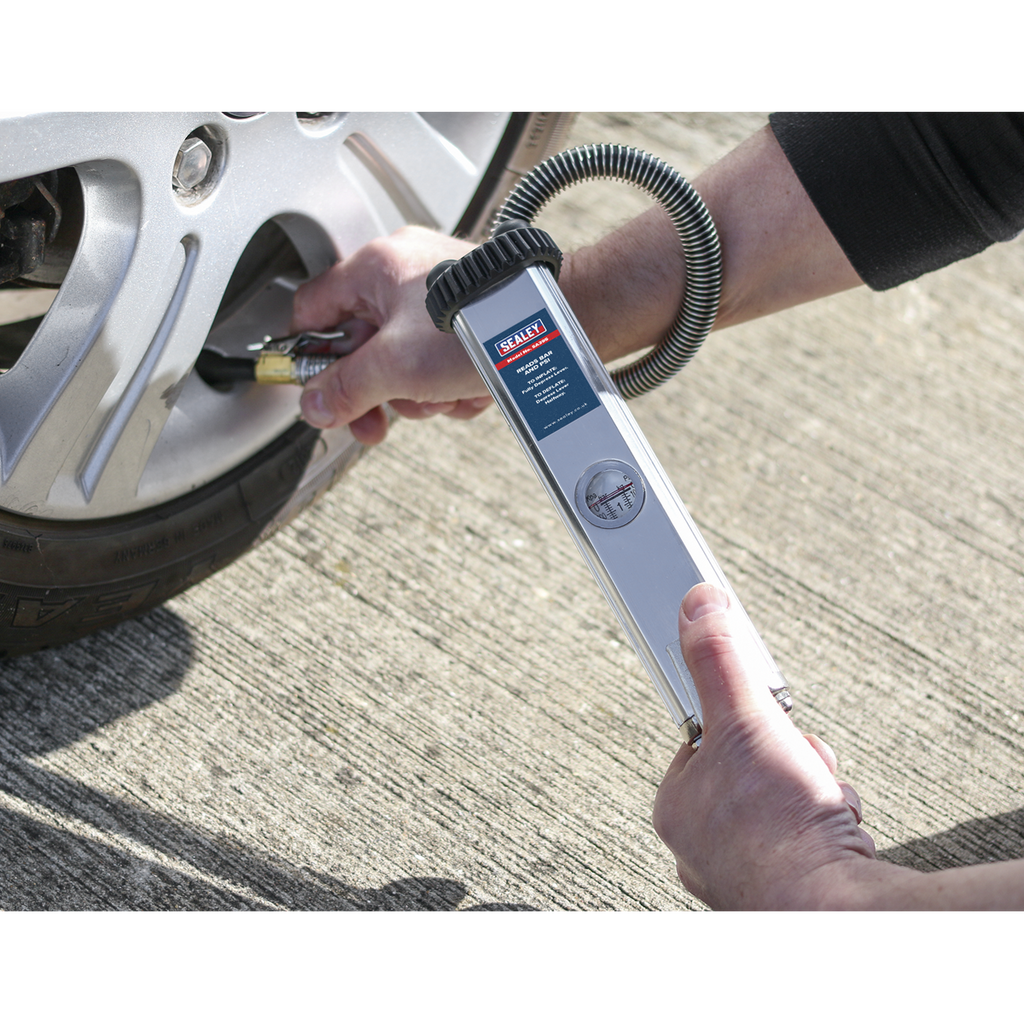 Tyre Inflator with Clip-On Connector SA395