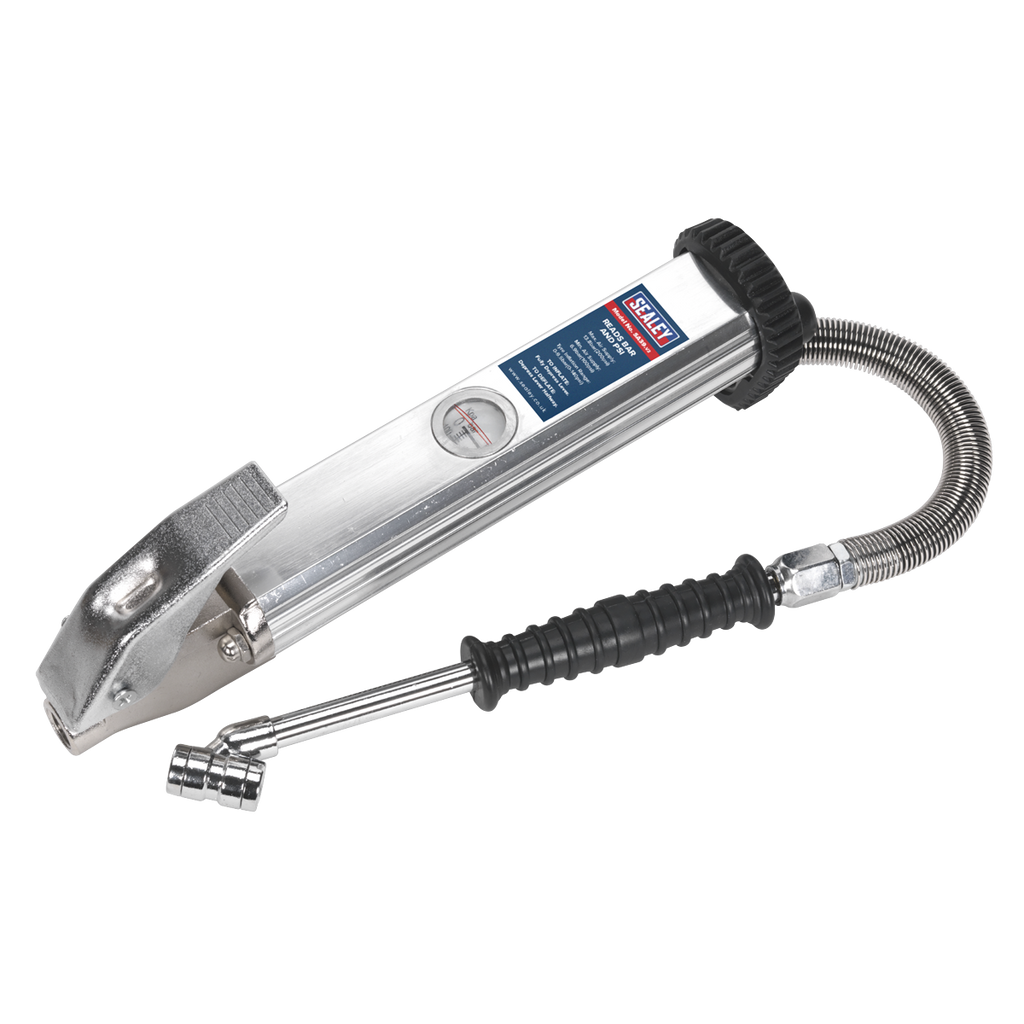 Long Type Tyre Inflator with Twin Push-On Connector SA39