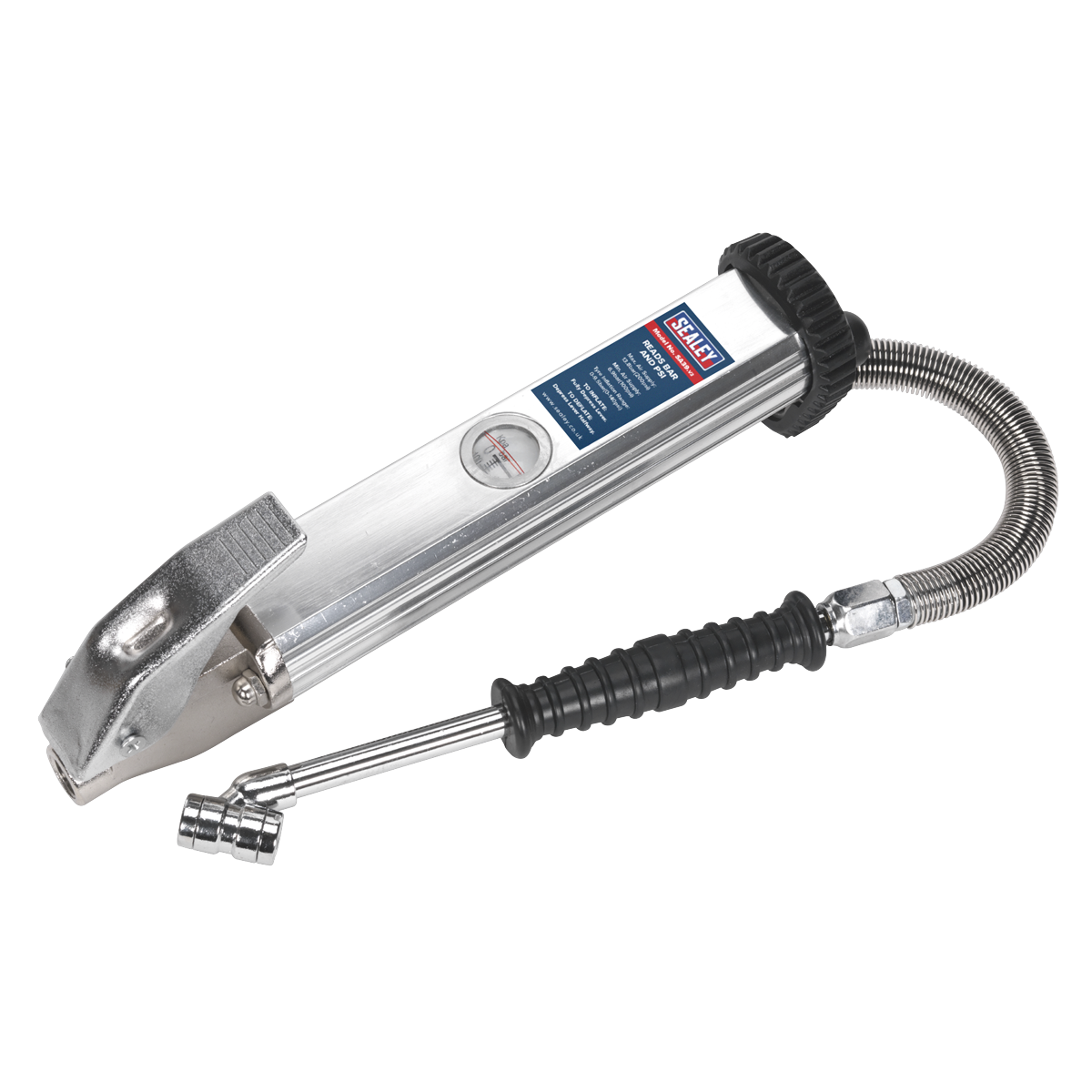Long Type Tyre Inflator with Twin Push-On Connector SA39
