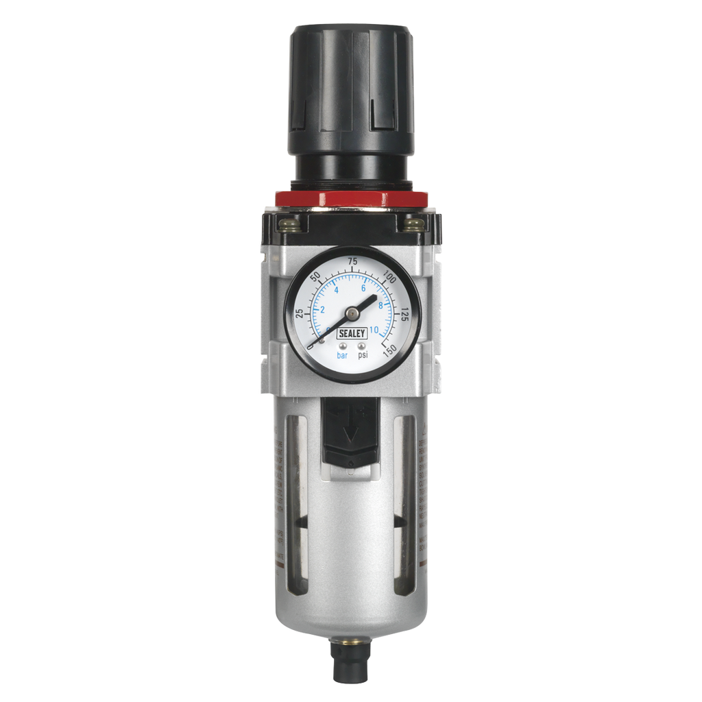 High Flow Air Filter/Regulator with Gauge SA4001FR