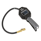 Digital Tyre Inflator with Clip on Connector & Rechargeable Digital Display SA500