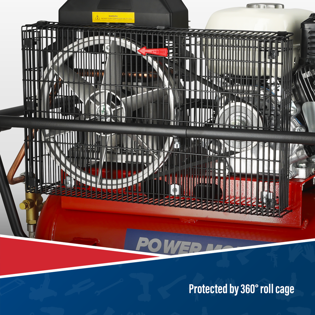 50L Belt Drive Air Compressor with Petrol Engine 5.5hp SA5055
