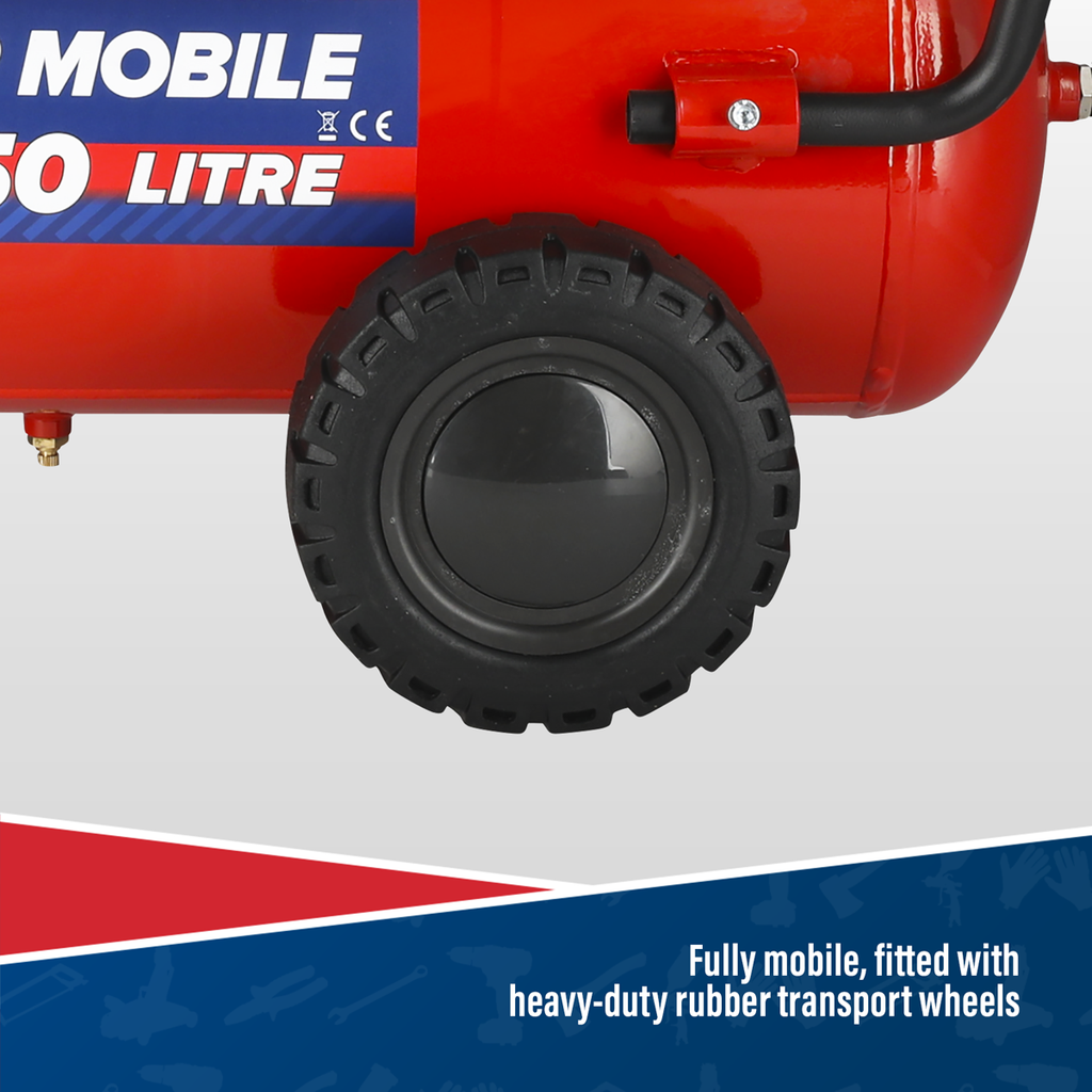 50L Belt Drive Air Compressor with Petrol Engine 5.5hp SA5055