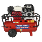 50L Belt Drive Air Compressor with Petrol Engine 5.5hp SA5055