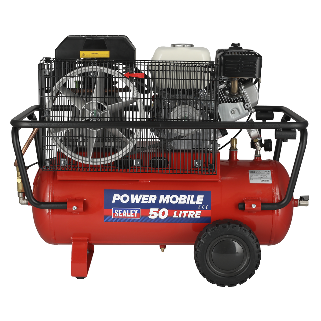 50L Belt Drive Air Compressor with Petrol Engine 5.5hp SA5055