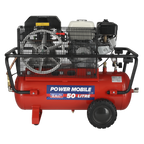 50L Belt Drive Air Compressor with Petrol Engine 5.5hp SA5055