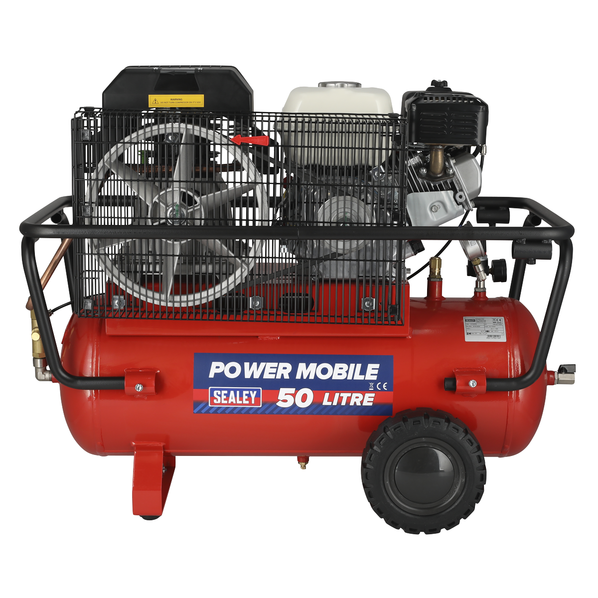 50L Belt Drive Air Compressor with Petrol Engine 5.5hp SA5055