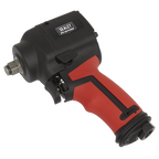 Twin Hammer Stubby Air Impact Wrench 1/2"Sq Drive SA6002S