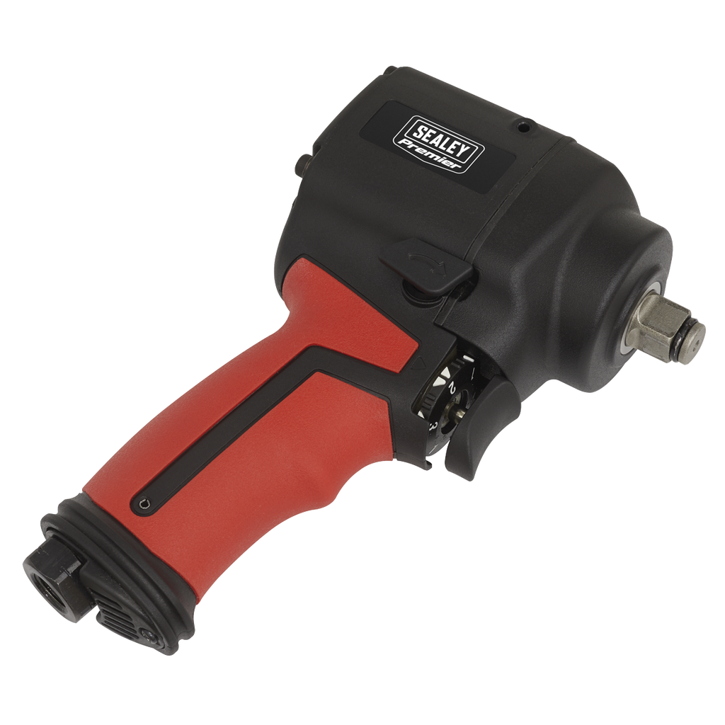 Twin Hammer Stubby Air Impact Wrench 1/2"Sq Drive SA6002S