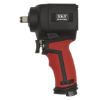 Twin Hammer Stubby Air Impact Wrench 1/2"Sq Drive SA6002S