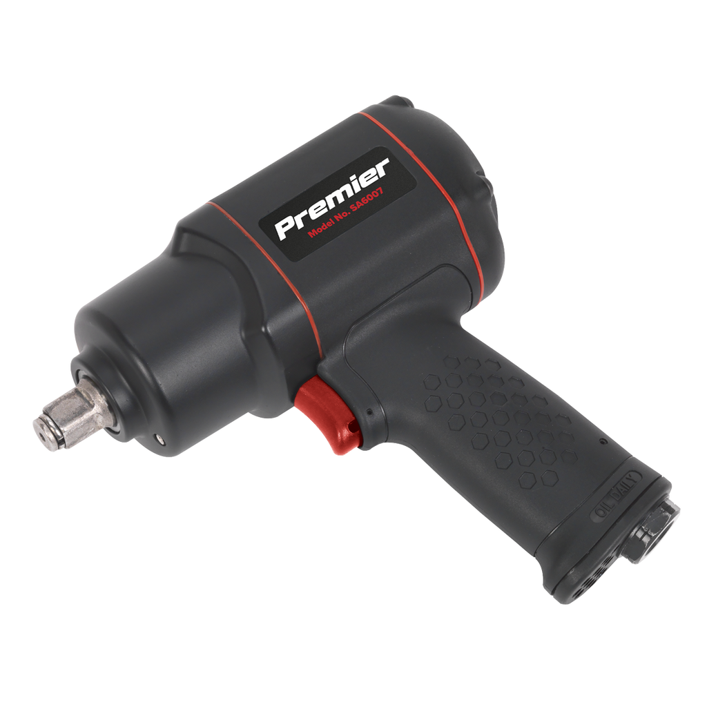 Twin Hammer Composite Air Impact Wrench 1/2"Sq Drive SA6007