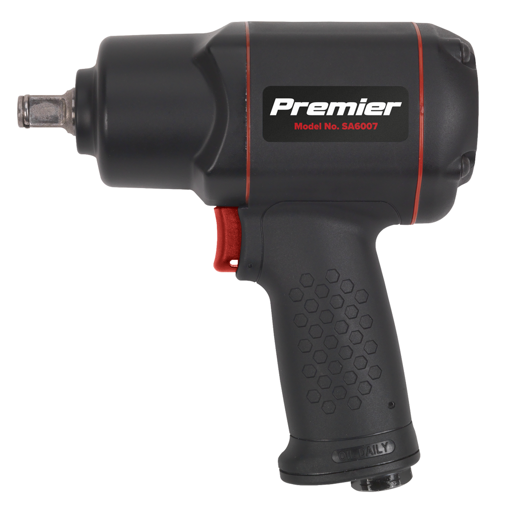 Twin Hammer Composite Air Impact Wrench 1/2"Sq Drive SA6007