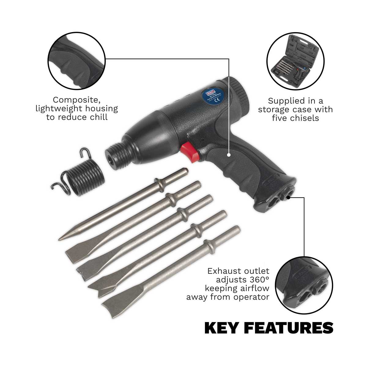 Medium Stroke Composite Air Hammer Kit SA613