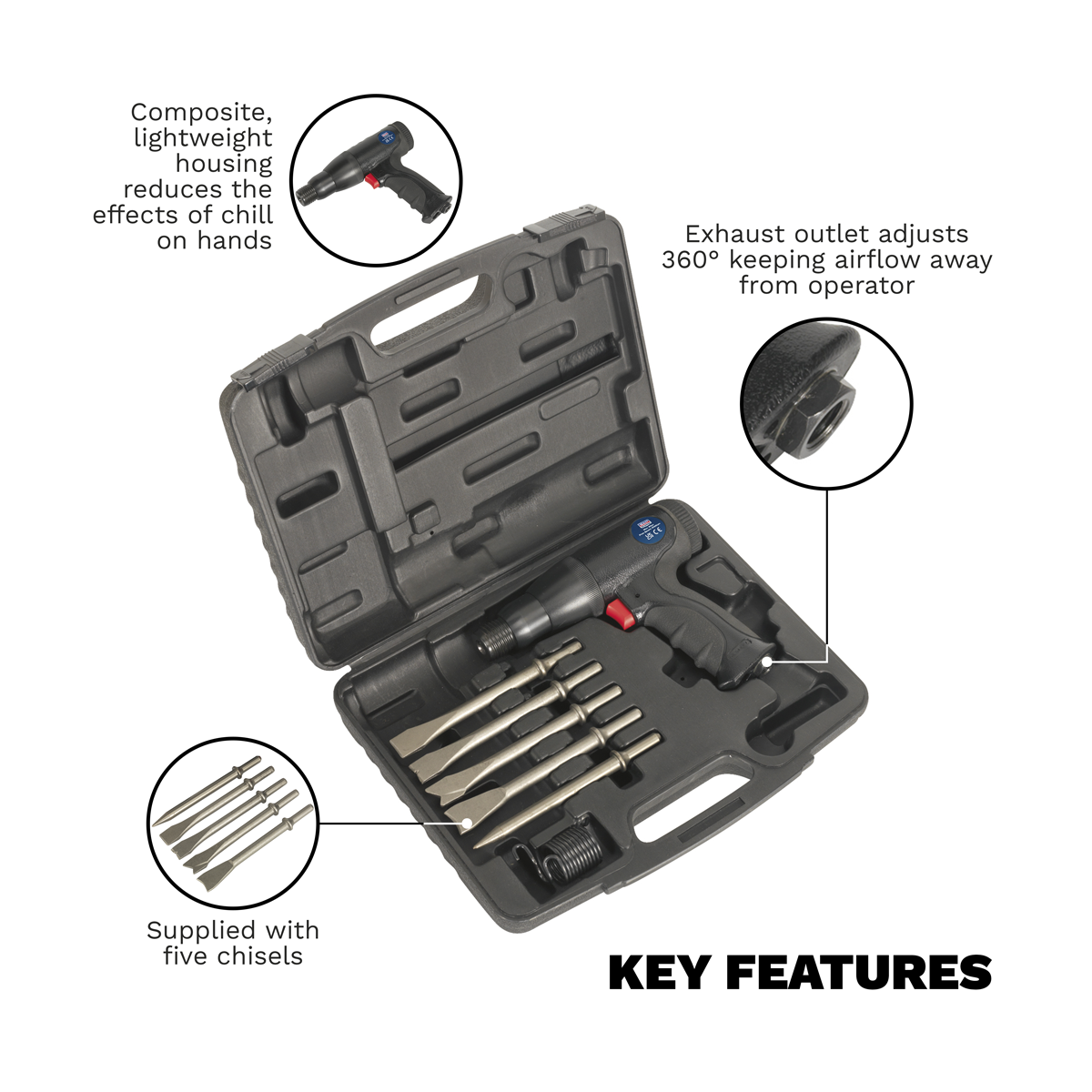 Long Stroke Composite Air Hammer Kit SA614