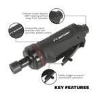 Straight Maxi Air Die Grinder 6mm SA654