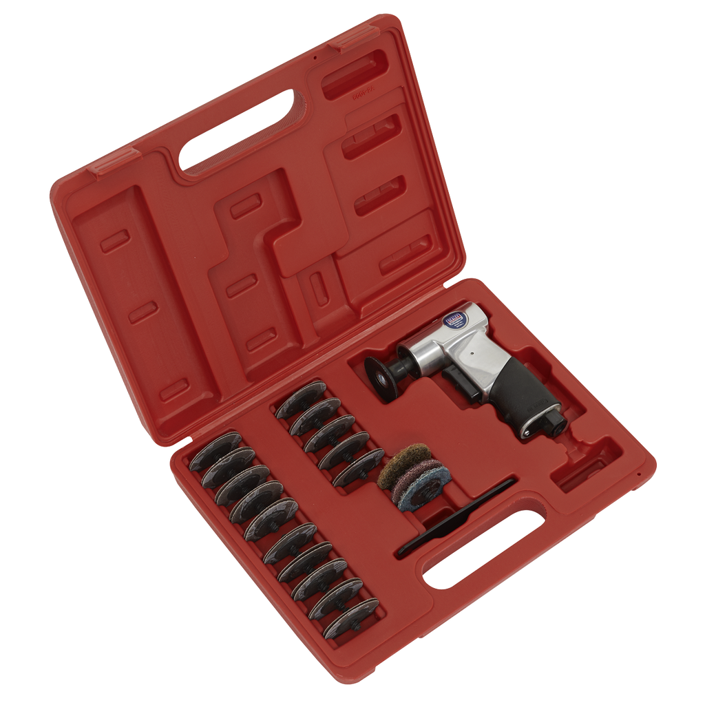 Air Mini Sander Kit 50mm 35pc SA720