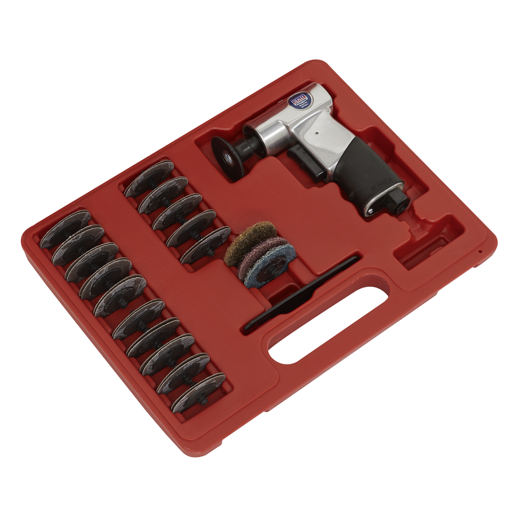 Air Mini Sander Kit 50mm 35pc SA720