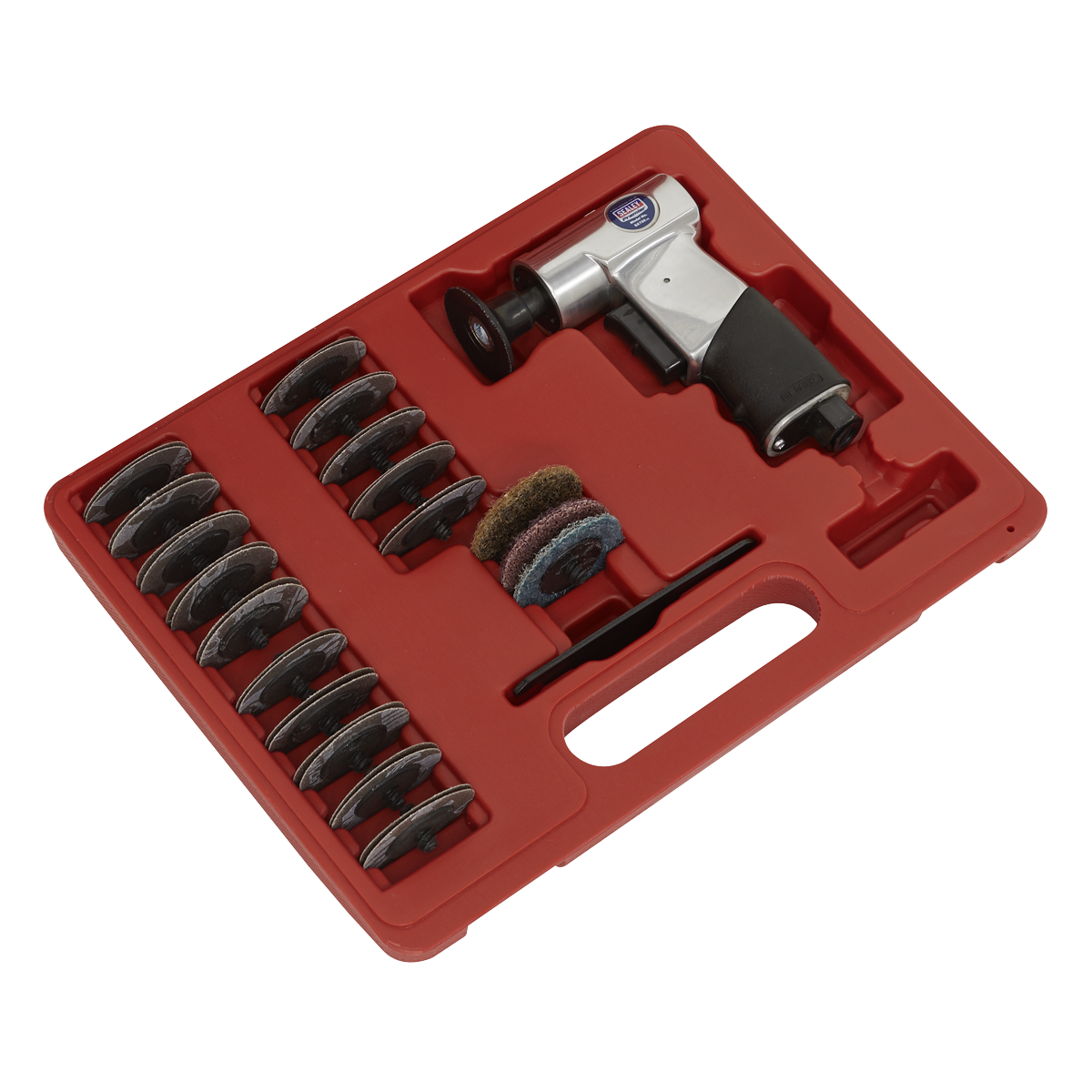 Air Mini Sander Kit 50mm 35pc SA720
