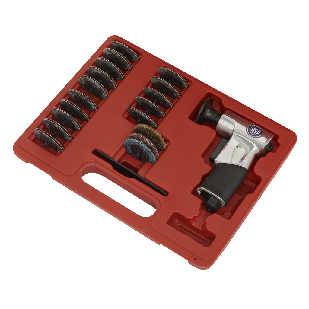 Air Mini Sander Kit 50mm 35pc SA720