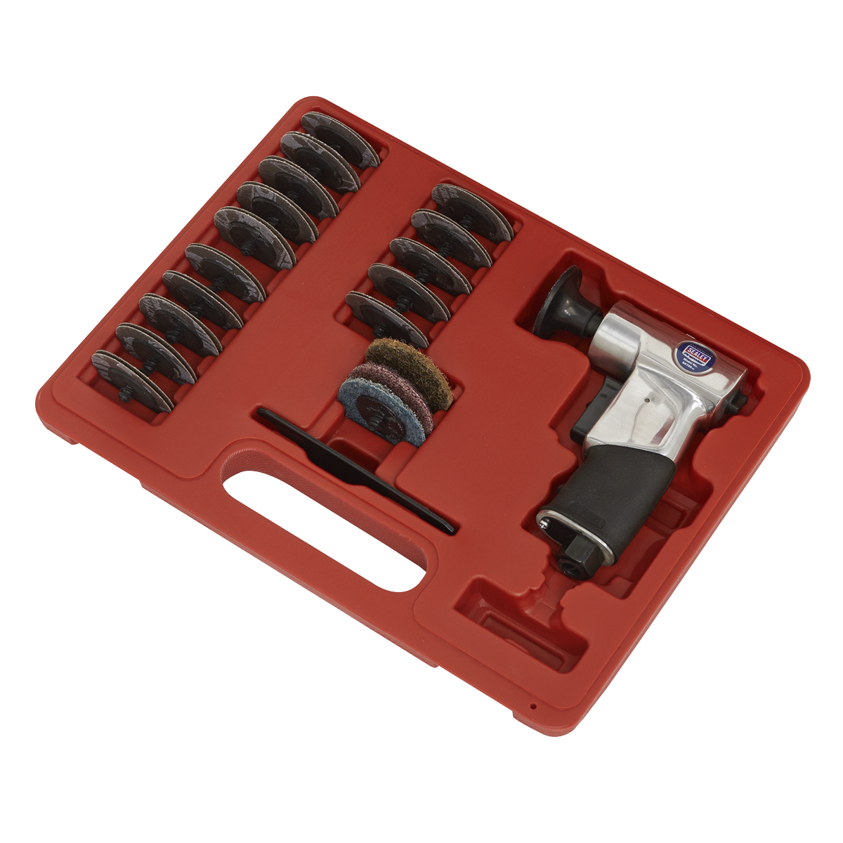 Air Mini Sander Kit 50mm 35pc SA720