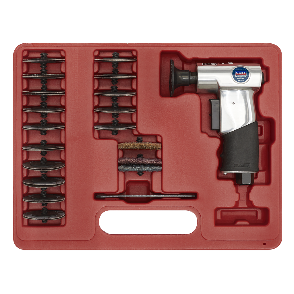 Air Mini Sander Kit 50mm 35pc SA720