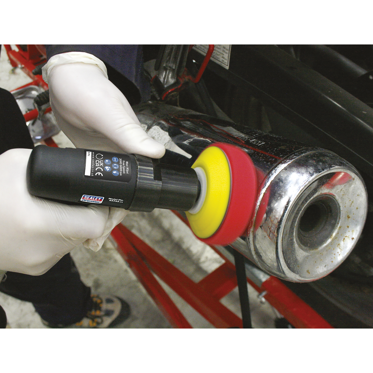 Composite Mini Air Polisher 75mm SA722