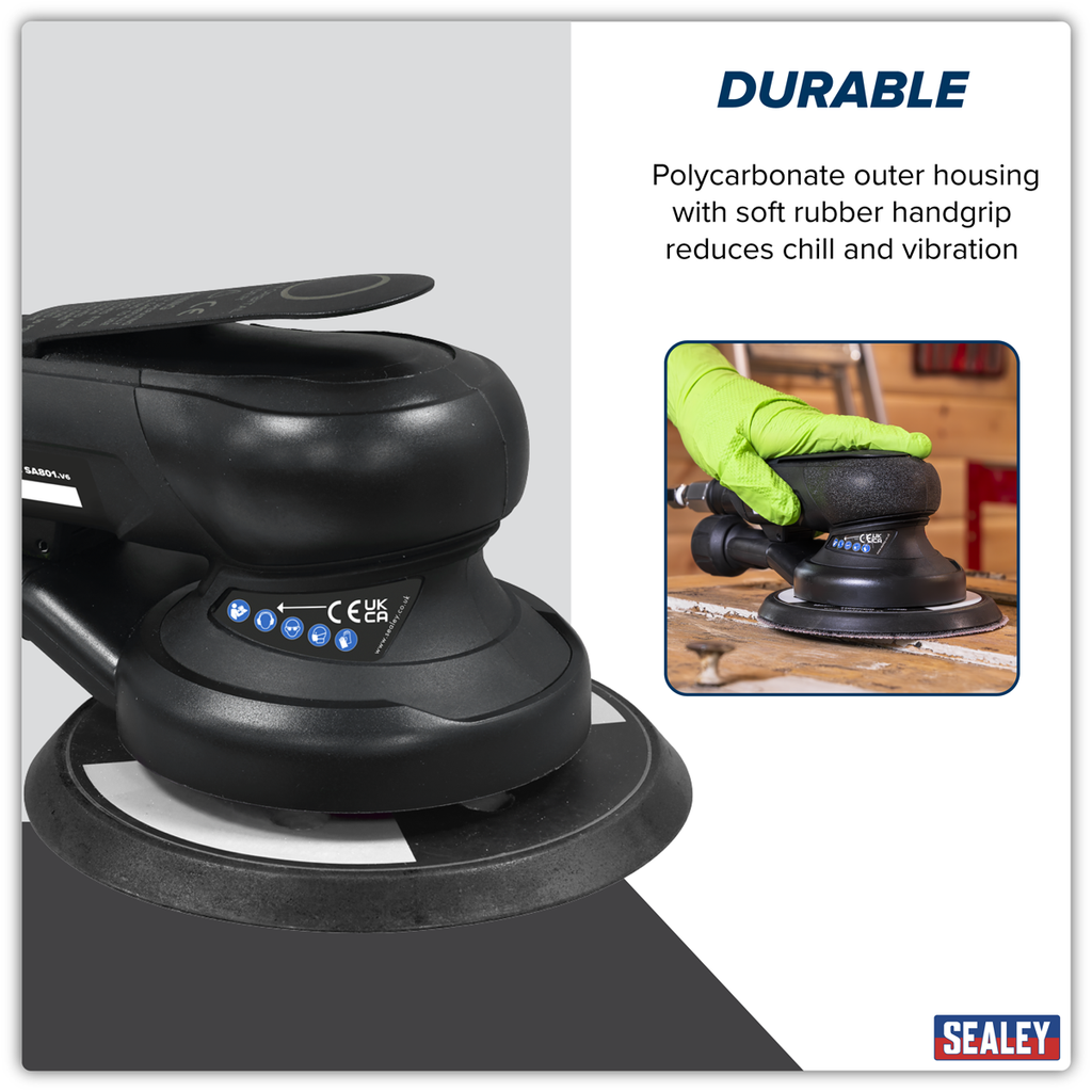 Dust-Free Air Palm Orbital Sander 150mm SA801