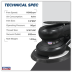 Dust-Free Air Palm Orbital Sander 150mm SA801