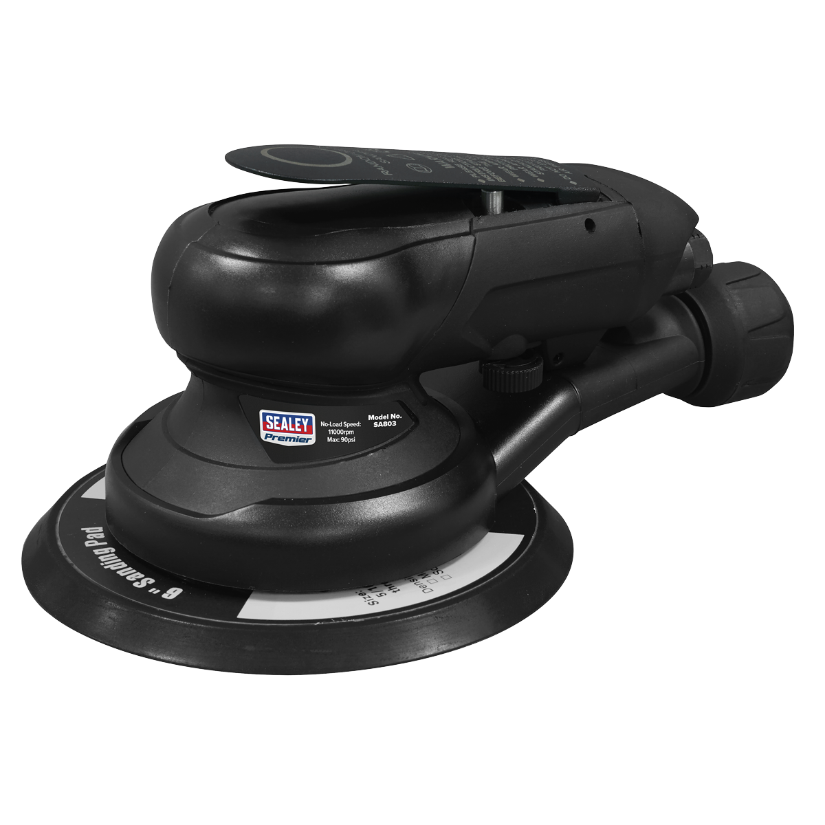 Self-Contained Dust-Free Air Palm Orbital Sander 150mm SA803