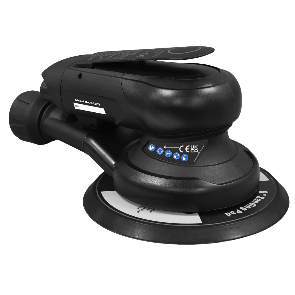 Self-Contained Dust-Free Air Palm Orbital Sander 150mm SA803