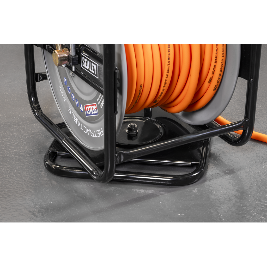 30m Swivel Air Hose Reel 6mm ID SA827