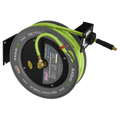15m Retractable High-Visibility TPR Air Hose with Metal Reel 10mm ID SA841HV