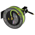 15m Retractable High-Visibility TPR Air Hose with Steel Reel 10mm ID SA841HV