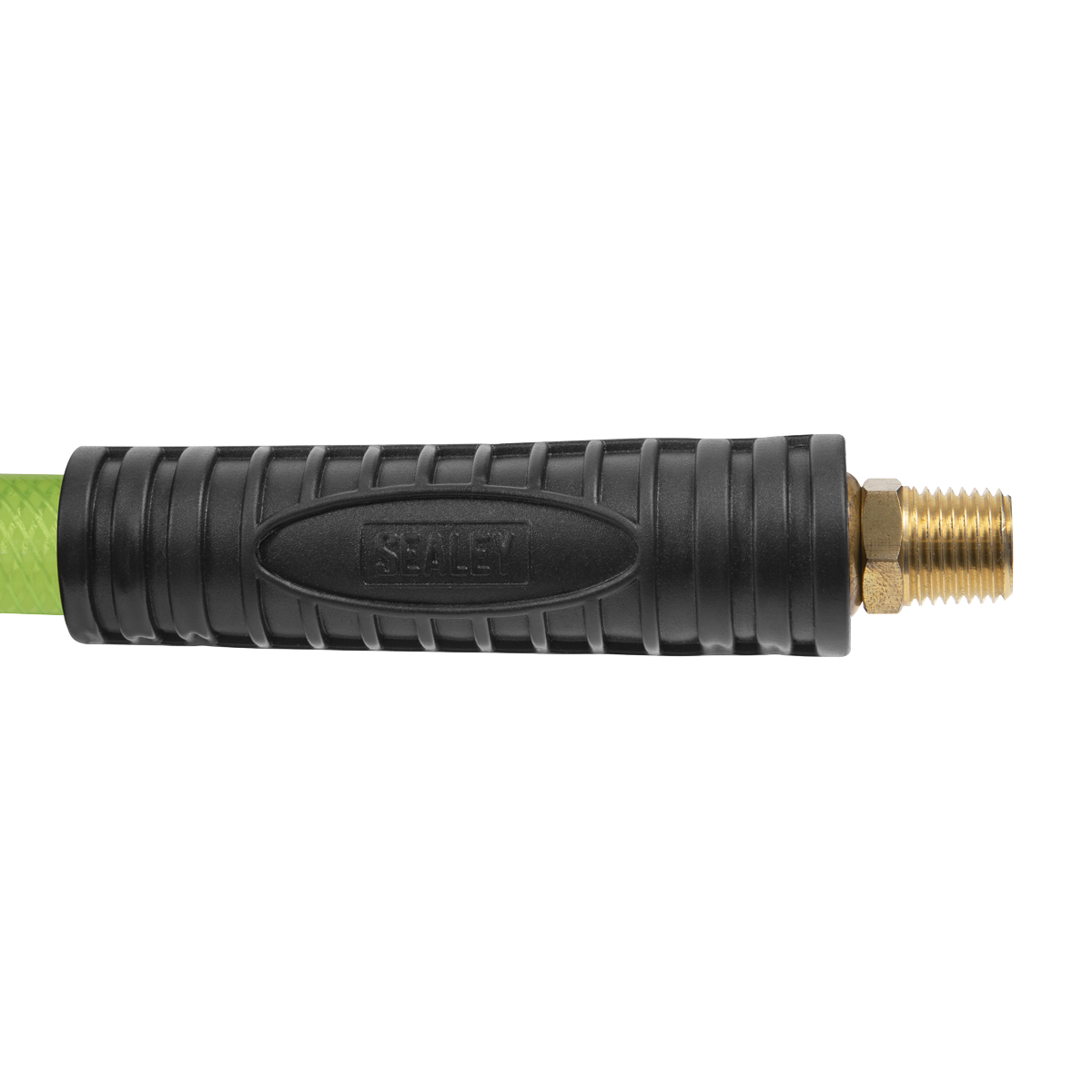 15m Retractable High-Visibility TPR Air Hose with Steel Reel 10mm ID SA841HV