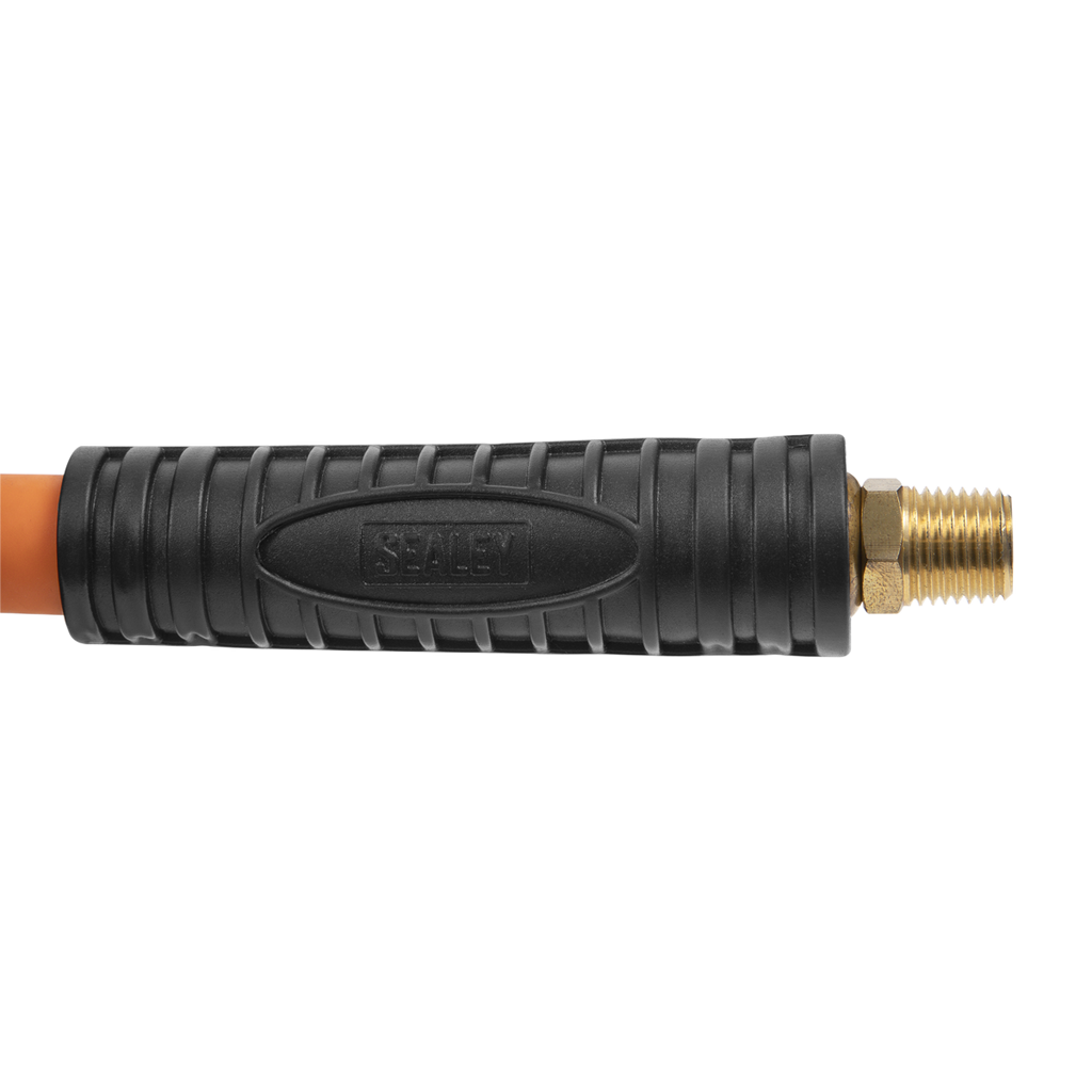 15m Retractable High-Visibility Hybrid Air Hose with Steel Reel 10mm ID SA841HY