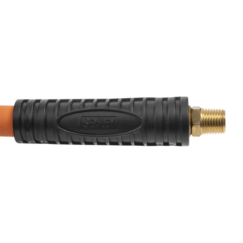 15m Retractable High-Visibility Hybrid Air Hose with Steel Reel 10mm ID SA841HY