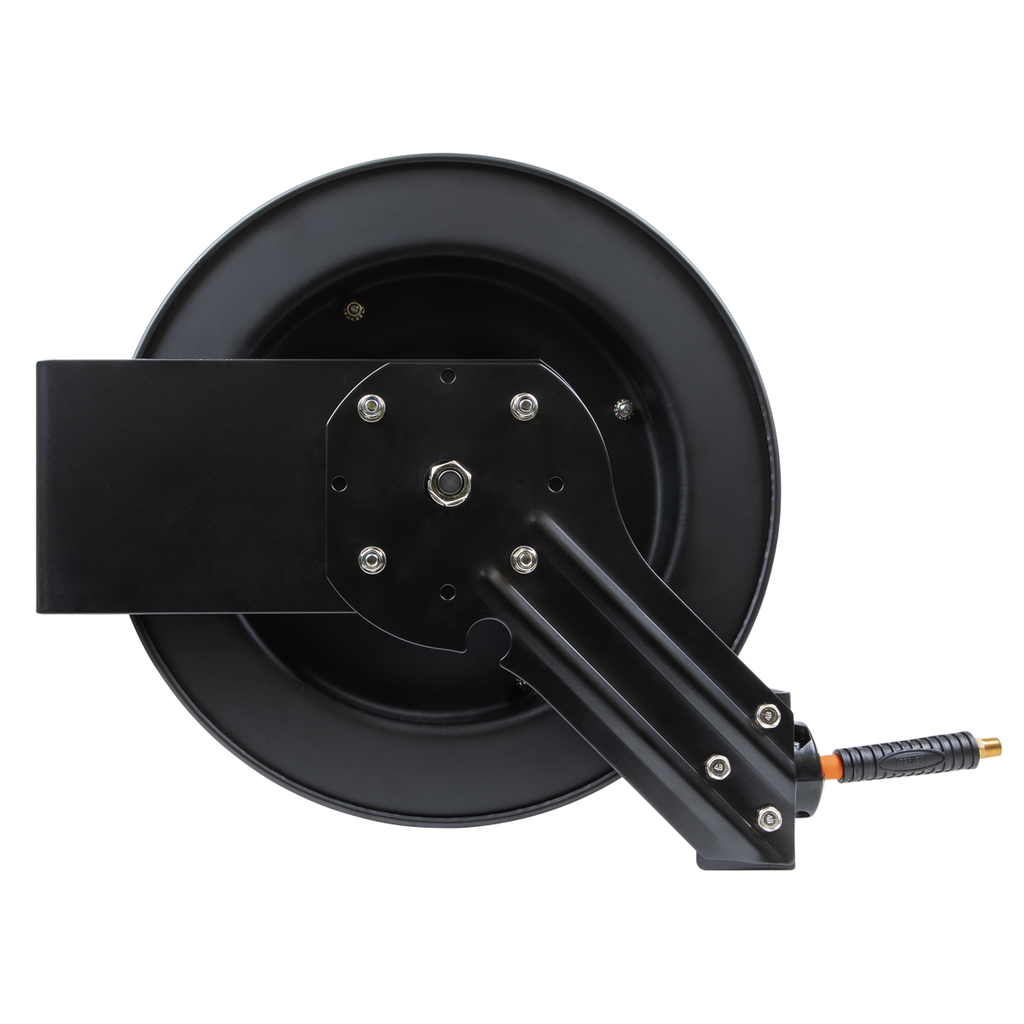 15m Retractable High-Visibility Hybrid Air Hose with Steel Reel 10mm ID SA841HY