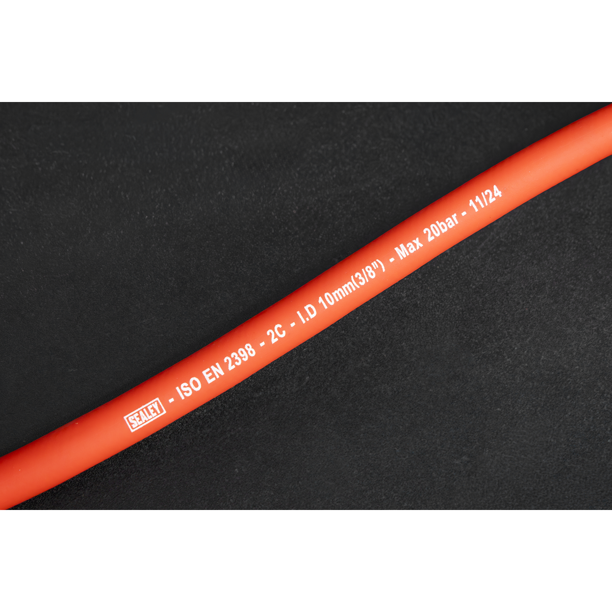 8m Retractable Rubber Air Hose with Steel Reel 10mm ID SA84